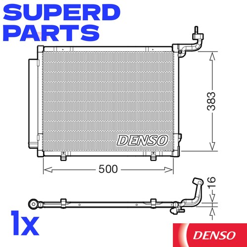 Condenser fits ford - a/c, fits: