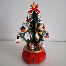 Musical christmas tree wooden - musical,