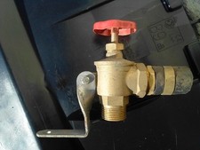 Brass 1" Valve Tank Tap For Fuel Bowser/tank, Lockable