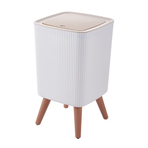 Trash bin with legs ribbed - legs,