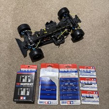 NEW Tamiya TRF TA03-RS 1/10 RC Full Carbon Many hop ups Vintage RARE 