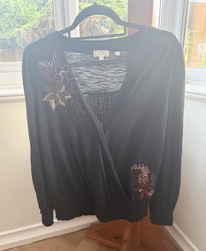 Fat face black knit - face,