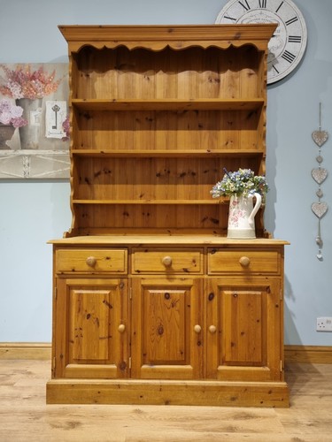 Solid pine farmhouse dresser - solid,