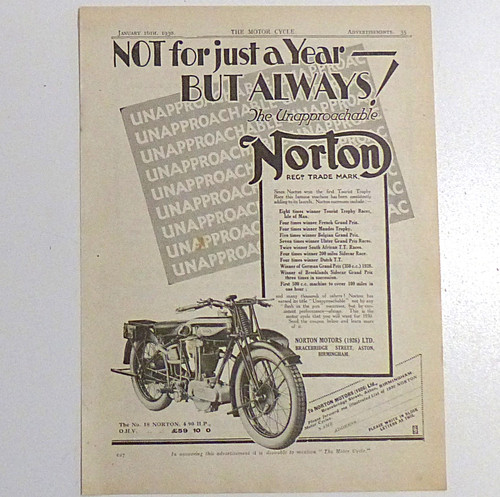 Vintage motorbike norton - motorbike,