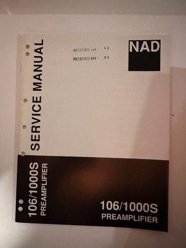 Nad model 106 - nad,