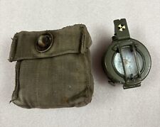 Military Army Brass Prismatic Marching Compass & Case by Stanley of London G150