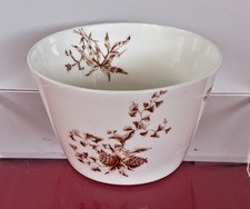 Stunning Royal Crown Derby Bone China Planter"The Ferns"Pattern9cm high 14cm dia