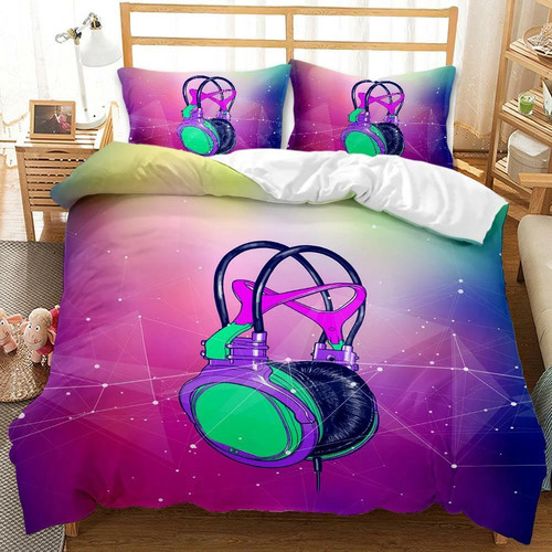 Music headphones guitar - guitar, quilt