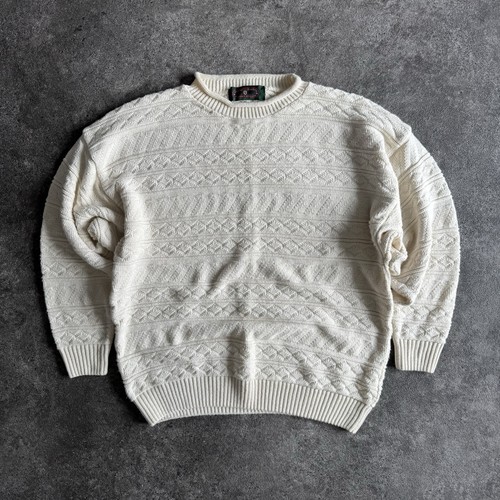 Mock neck aran - aran, fisherman