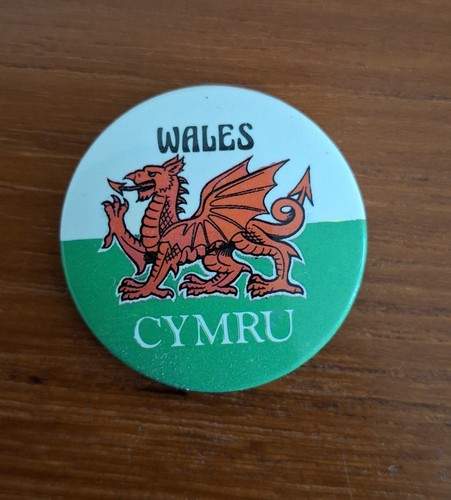 Wales welsh flag metal enamel - wales,