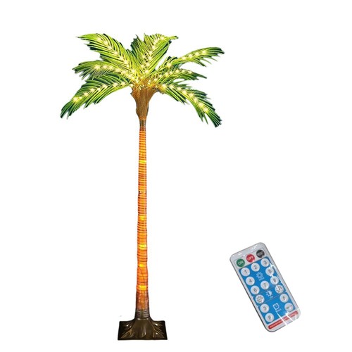 Solar palm tree lights for - tree,