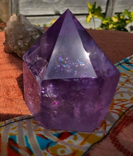 Stunning amethyst point with - stunning,