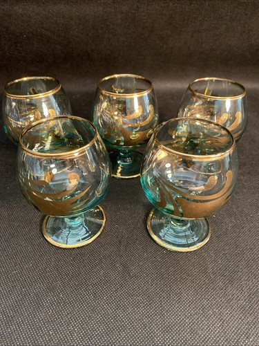 Vintage set aqua blue - vintage, 5