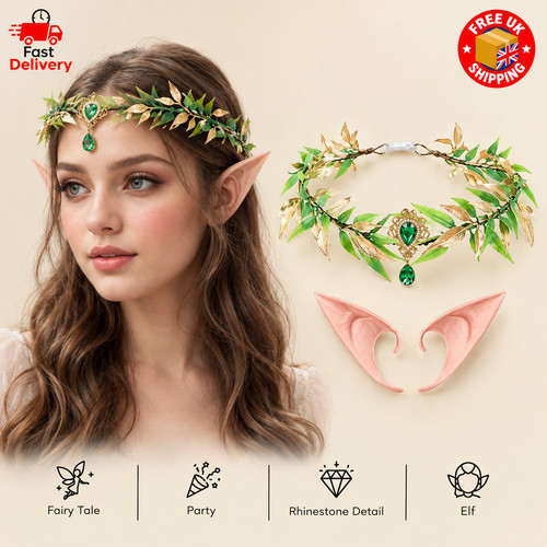 Elf ear leaf headband - headband, fairy
