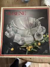 Glass Punchbowl/Cocktail Bowl