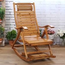 Bamboo Foldable Rocking Chair