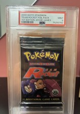 PSA 9 Pokemon Team Rocket 1st