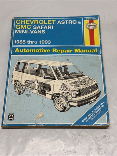 Haynes chevrolet astro - chevrolet,