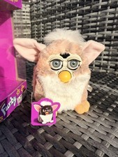 Vintage 1998 Tiger Furby Grey