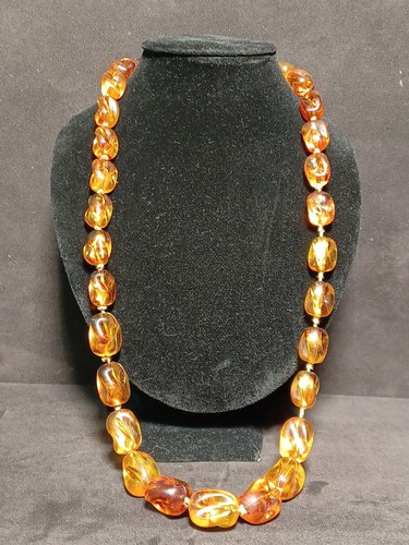 Vintage lucite faux amber - lucite,
