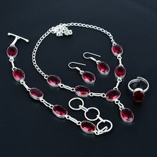 Mozambique Garnet 925 Sterling