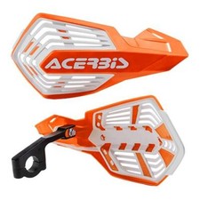 Acerbis X-Future Vented MX Handguards Orange White Husqvarna TE 410 1997 - 2005