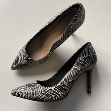 M&S Court Shoes Sz 6 Black