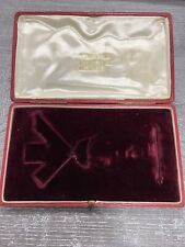 Medal Presentation Box - Vintage Rectangular Vaughtons Ltd Wor.bro.F.W.Wilkinson