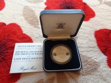 1981 Royal mail Silver proof coin 925 silver prince of wales and diana NEW