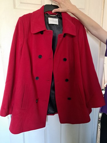 Gorgeous vintage red coat by - ,