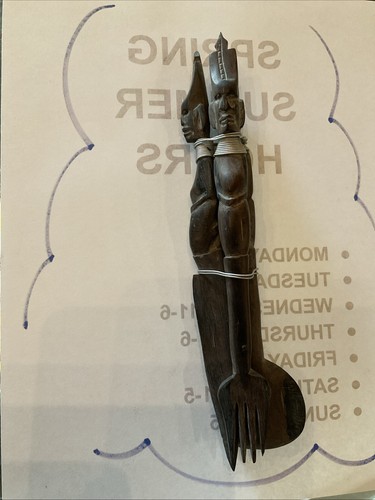 Hand carved african - hand, wooden