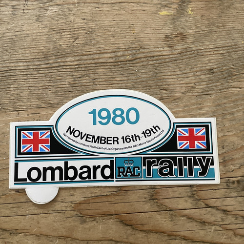 Lombard rac rally 1980 - lombard,