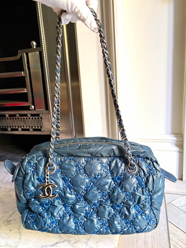 Chanel blue quilted - blue,