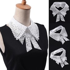 Detachable False Collar Black