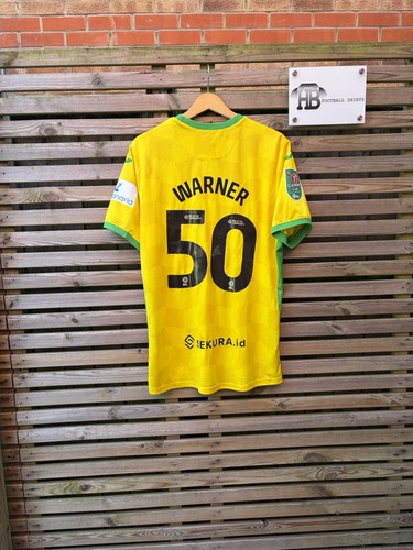Match worn issued norwich city - norwich,