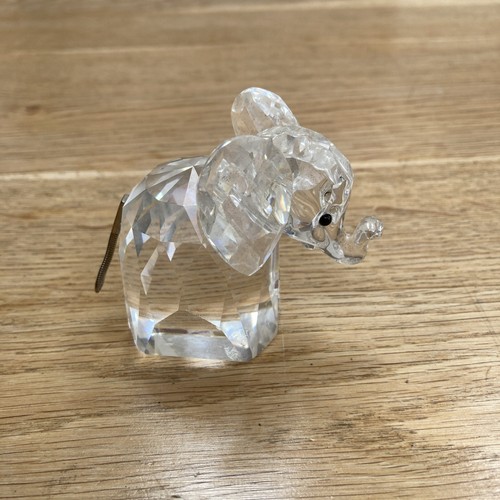 Swarovski crystal elephant - crystal,