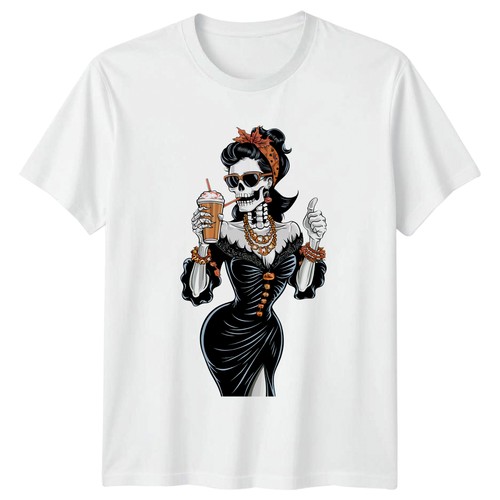 Fall skeleton girl womens - skeleton,