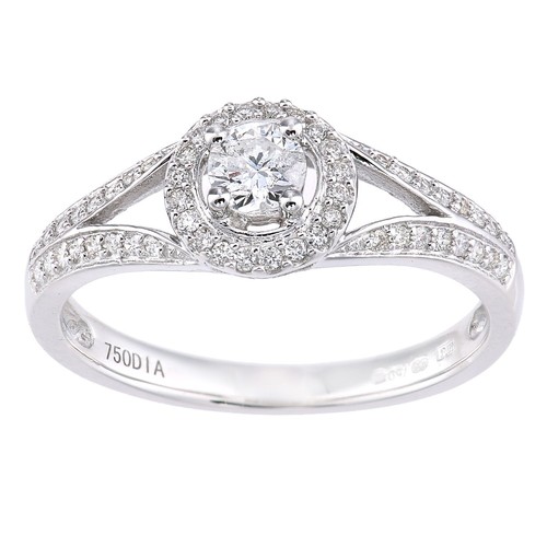18ct white gold jewelco - 18ct,