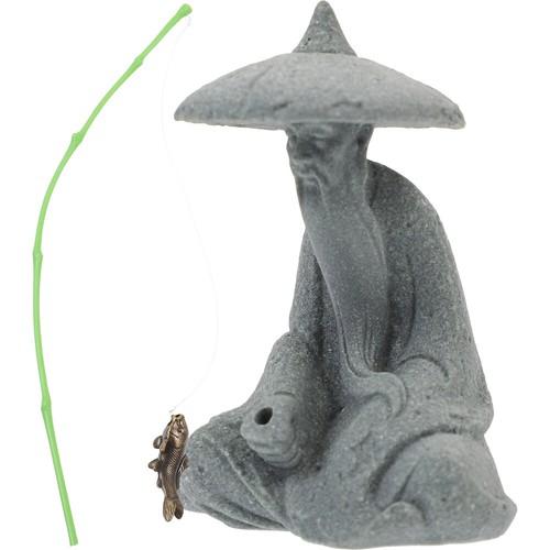 Fisherman sculpture figurine - fisherman,