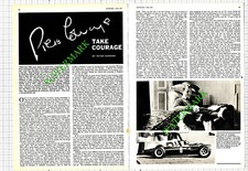 Piers Courage Racing Car Driver - 1967 Article