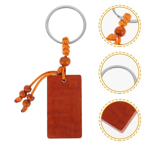 10pcs durable wood keychain - 10pcs,