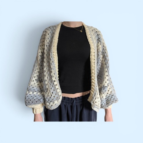 Handmade crochet cardigan - crochet, in