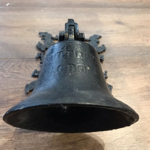 Antique brass bell from - antique,