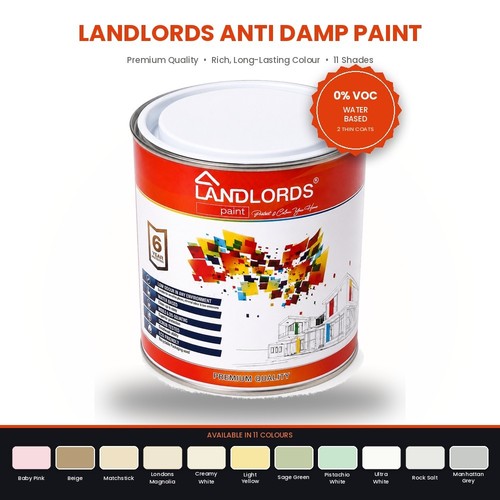 Landlords anti damp - landlords, matt