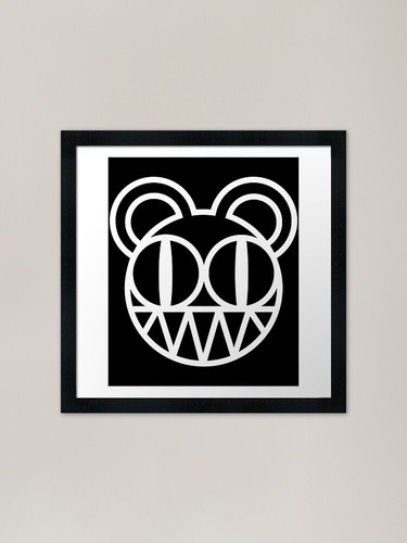 Radiohead logo framed - framed, art