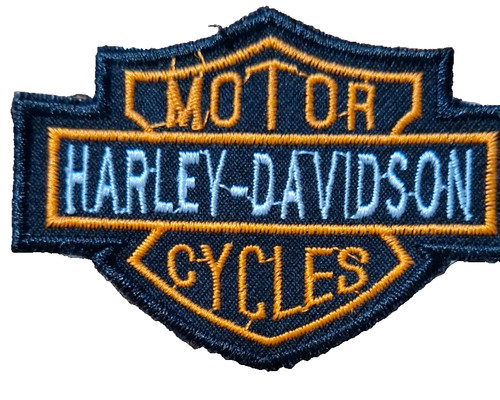 Harley upcycled patch - x6, cm