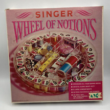 Vintage Singer Crystal Clear Wheel of Notions Organizer Storage Crafts Hobbies