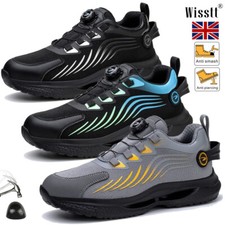 Mens Steel Toe Cap Shoes Safety Trainers Work Boots Womens Lightweight Fashion