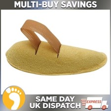 Crescent Shaped Chamois Leather Toe Props | Comfortable Elasticated Toe Loop