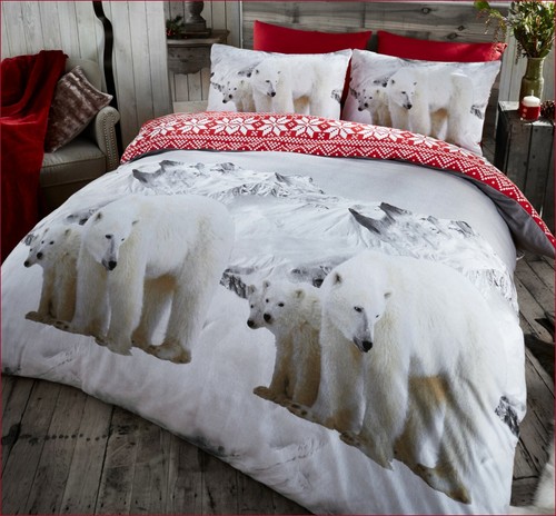 Bear deer print bedding - &,